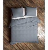 Heckettlane Heckettlane dekbedovertrek Satin Stripe (Steel Blue) Heckettlane Heckettlane dekbedovertrek Satin Stripe (Steel Blue)