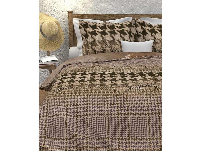 Heckettlane Heckett & Lane dekbedovertrek Driden (Warm Taupe)