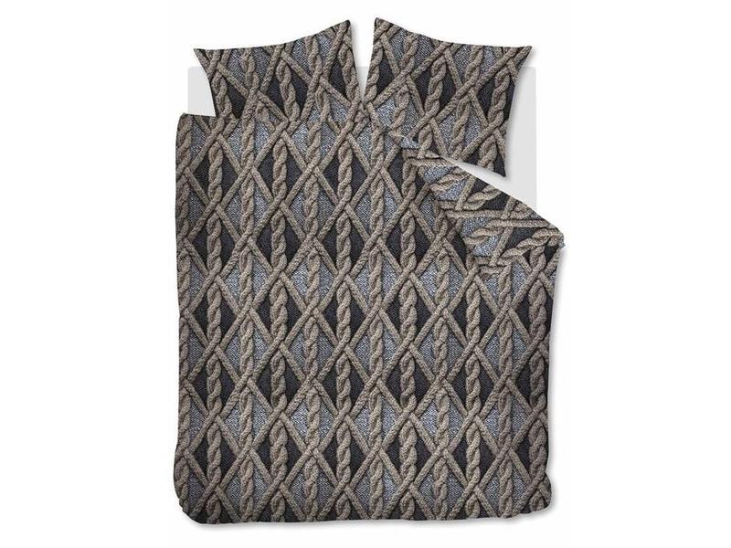 Beddinghouse Beddinghouse Flanel dekbedovertrek Aran Knit (Grey)