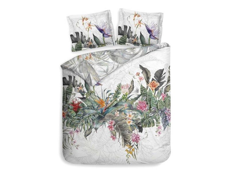 Heckettlane Heckettlane dekbedovertrek Maha (Floral White)