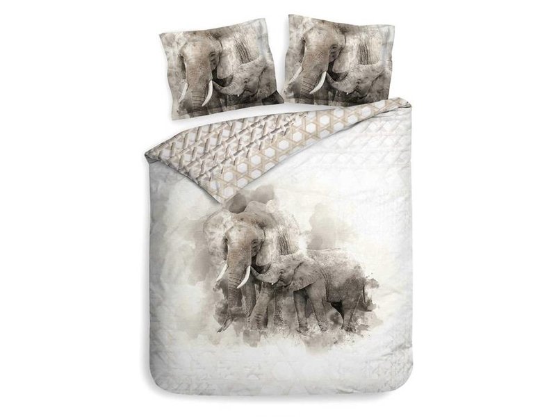 Heckettlane Heckettlane dekbedovertrek Mosi (Sandshell Offwhite)