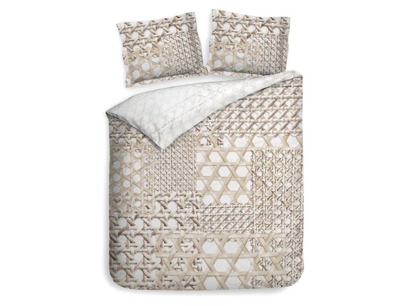 Heckettlane Heckettlane dekbedovertrek Mosi (Sandshell Offwhite)