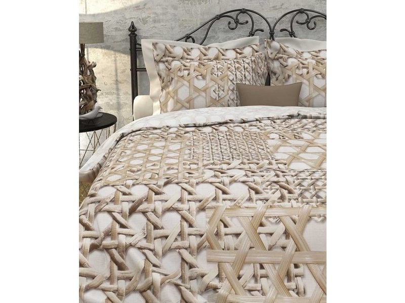 Heckettlane Heckettlane dekbedovertrek Mosi (Sandshell Offwhite)