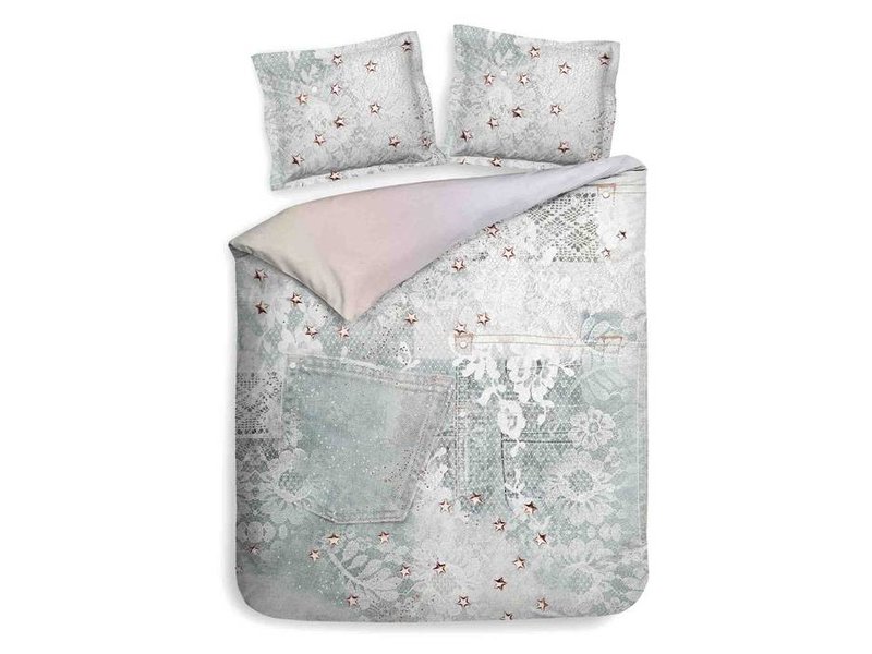 Heckettlane Heckettlane dekbedovertrek Darian (Dreamy Light Blue)