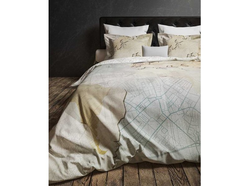 Heckettlane Heckettlane dekbedovertrek Rayan (Sahara Beige)
