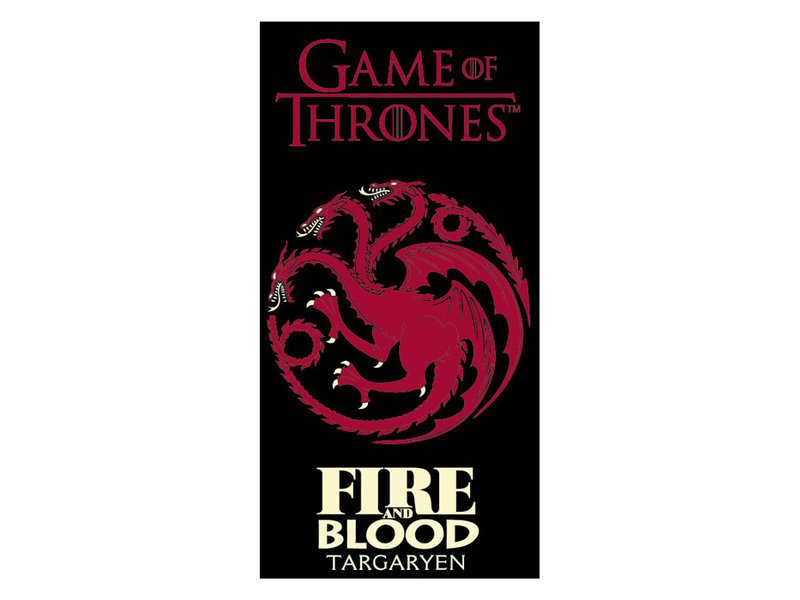 Game of Thrones Game of Thrones Strandlaken Fire and Blood (Red)