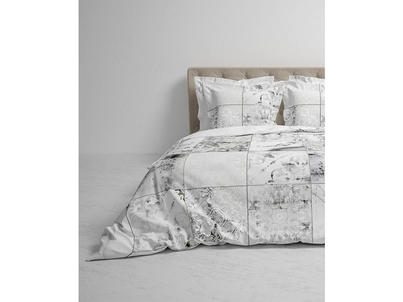 Heckettlane Heckettlane dekbedovertrek Simra (Marble Grey)