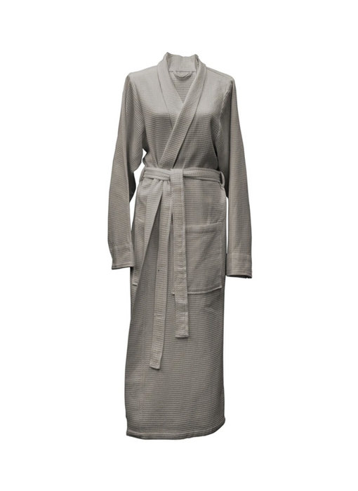 Heckettlane Badjas Wafel (Taupe Grey)