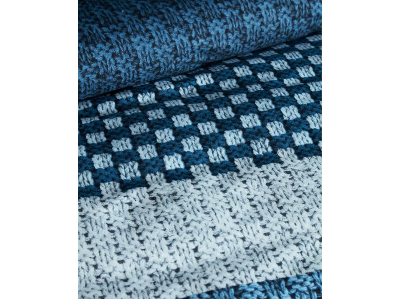 Beddinghouse Beddinghouse Flanel dekbedovertrek Maelis (Blue)