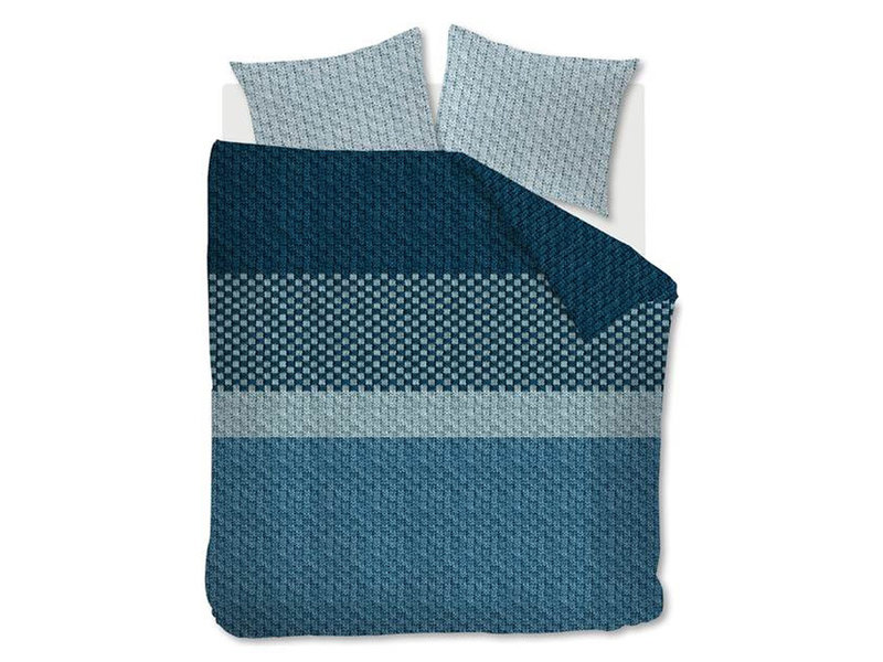 Beddinghouse Beddinghouse Flanel dekbedovertrek Maelis (Blue)