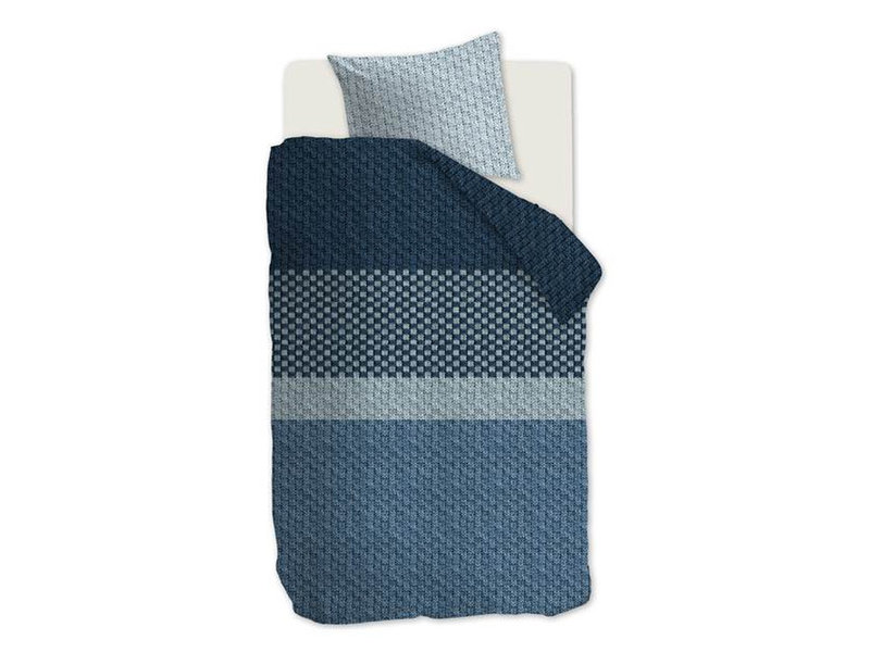 Beddinghouse Beddinghouse Flanel dekbedovertrek Maelis (Blue)