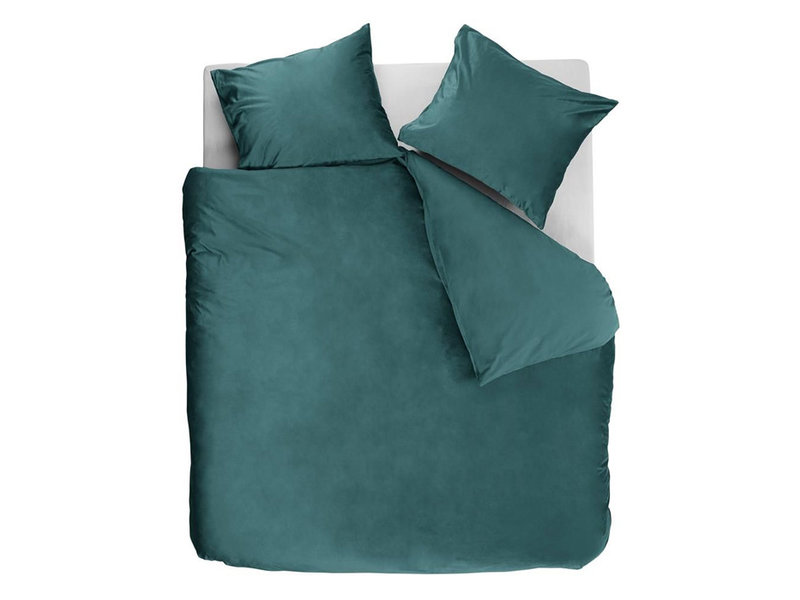 At Home At Home by Beddinghouse dekbedovertrek Tender (Blue Green)