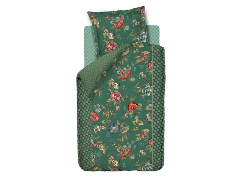 PiP Studio PiP Studio dekbedovertrek Poppy Stitch (Green)