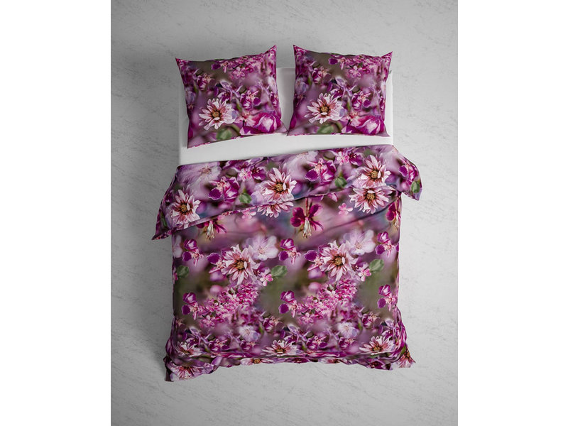 Heckettlane Heckettlane Flanel dekbedovertrek Margaret (Purple)