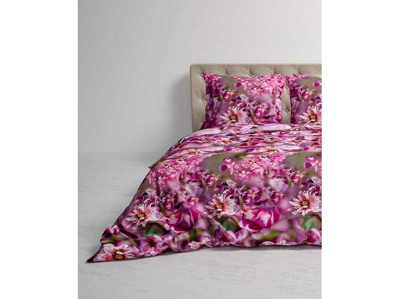 Heckettlane Heckettlane Flanel dekbedovertrek Margaret (Purple)