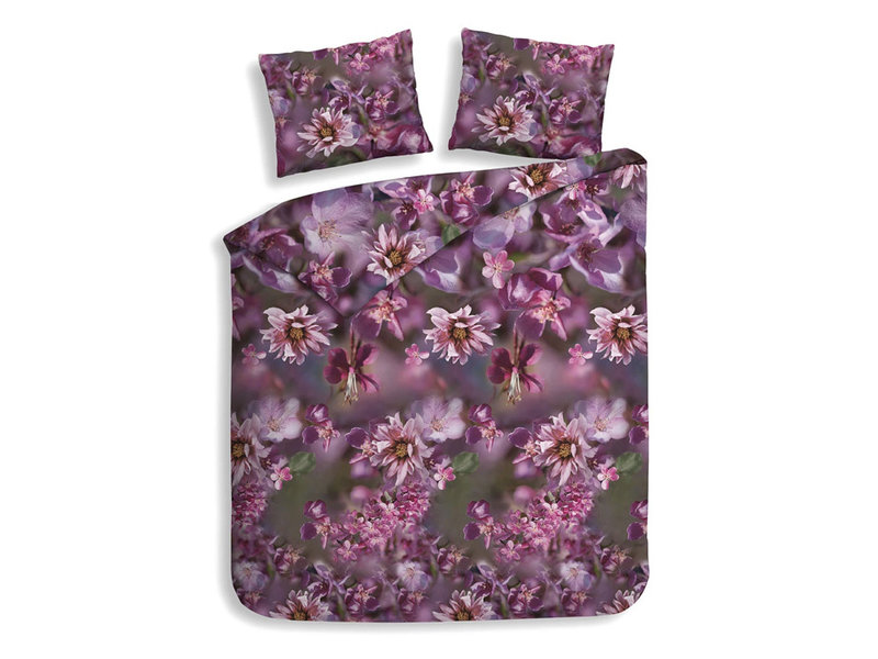 Heckettlane Heckettlane Flanel dekbedovertrek Margaret (Purple)