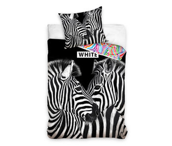 Dekbedovertrek Zebra's (Zwart/Wit)