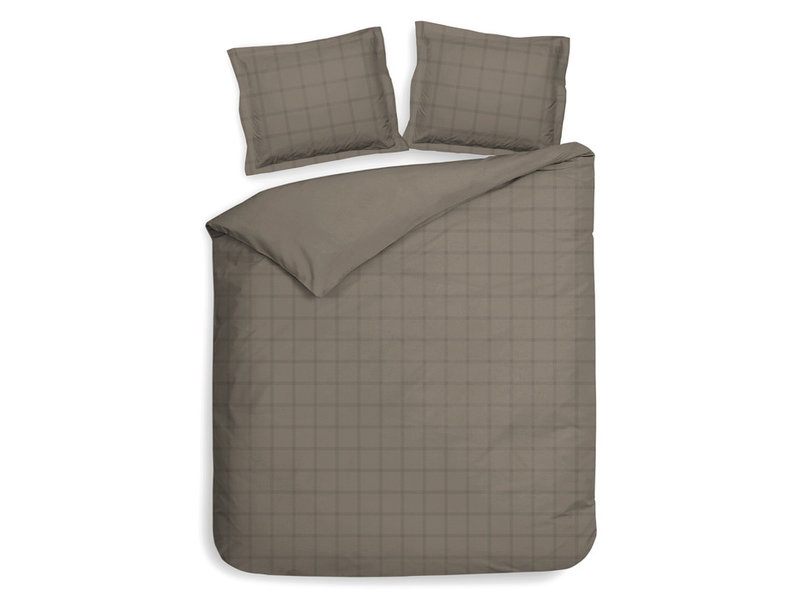 Heckettlane Heckett & Lane dekbedovertrek Diamante (Taupe Grey)