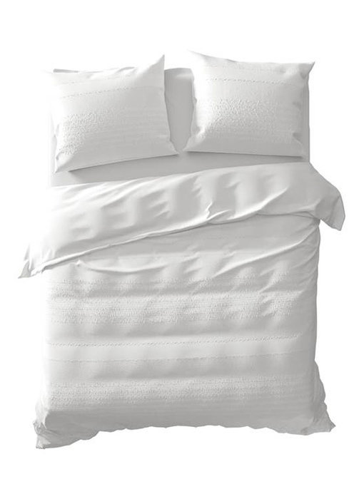 Yellow dekbedovertrek Bondy (White)