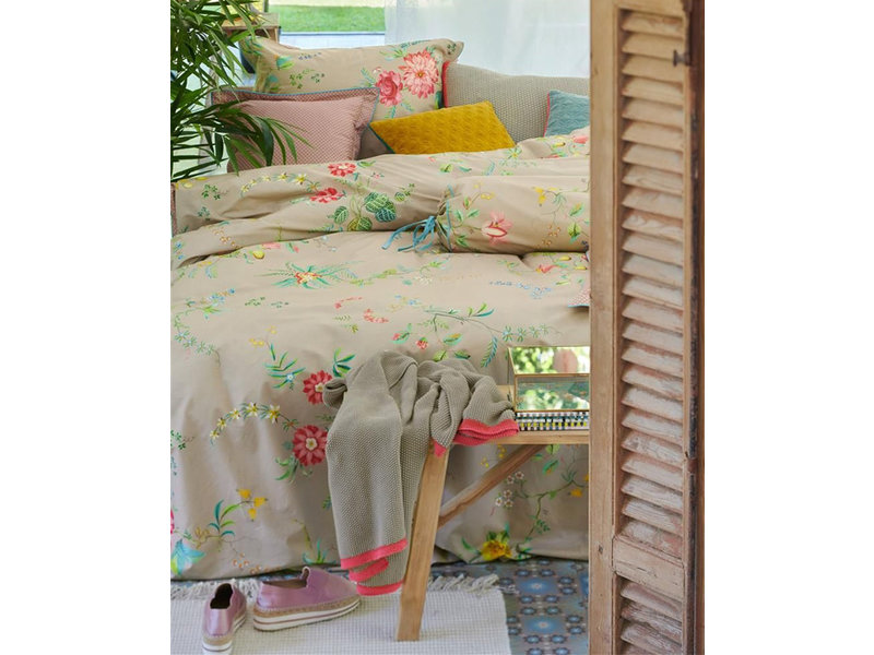 PiP Studio PiP Studio dekbedovertrek Fleur Grandeur (Khaki)