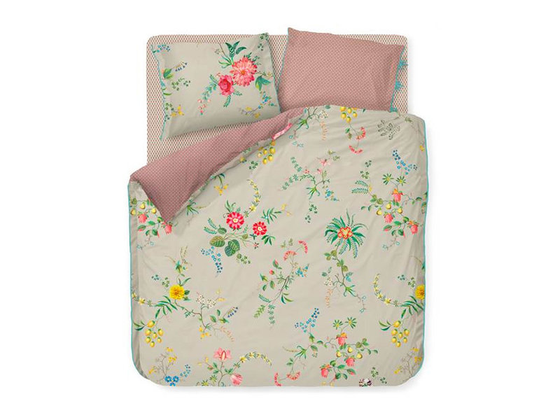 PiP Studio PiP Studio dekbedovertrek Fleur Grandeur (Khaki)