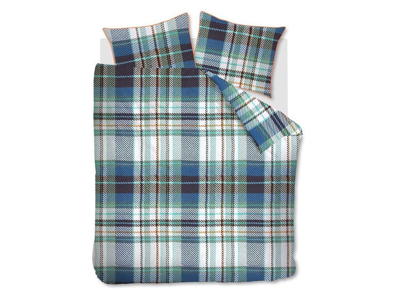Oilily Oilily dekbedovertrek Double Check (Blue)