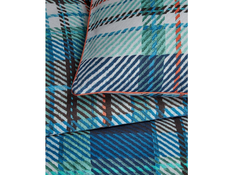Oilily Oilily dekbedovertrek Double Check (Blue)