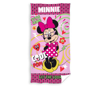 Minnie Mouse strandlaken Style Icon (Pink)