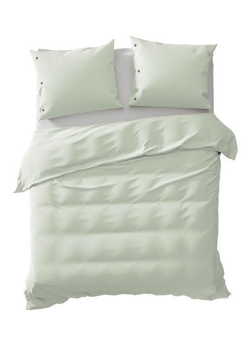 Yellow dekbedovertrek Percale (Ice Green)