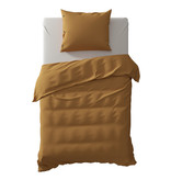 Yellow Yellow dekbedovertrek Percale (Cognac Brown)