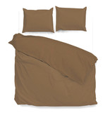 Zo! Home Zo! Home dekbedovertrek Velluto (Cognac Brown)