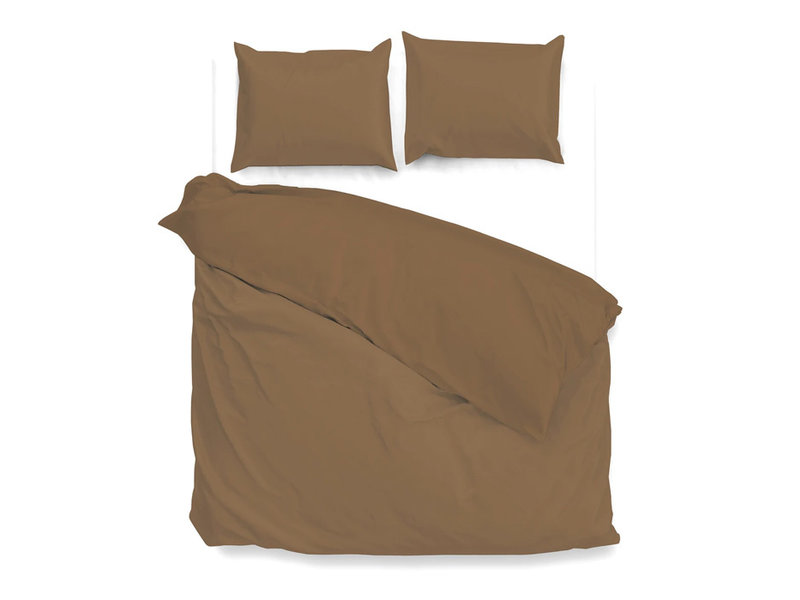 Zo! Home Zo! Home dekbedovertrek Velluto (Cognac Brown)