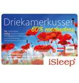 iSleep iSleep 3-Kamer Donzen hoofdkussen