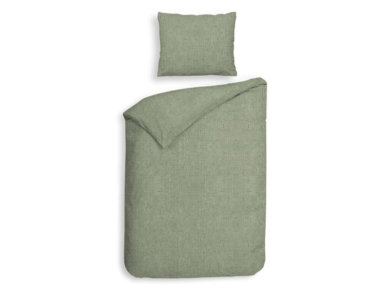 Heckettlane Heckettlane Flanel dekbedovertrek Franela (Bottle Green)
