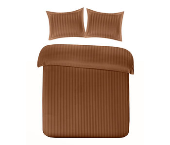 Papillon Uni Satijn Streep (Rust Brown)