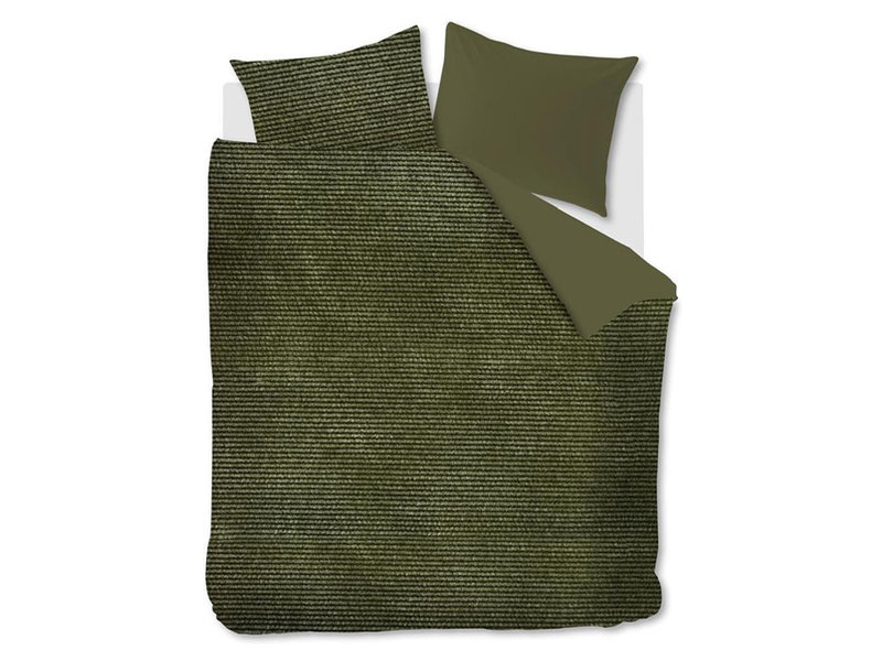 At Home At Home by Beddinghouse dekbedovertrek Cosy Corduroy (Green)