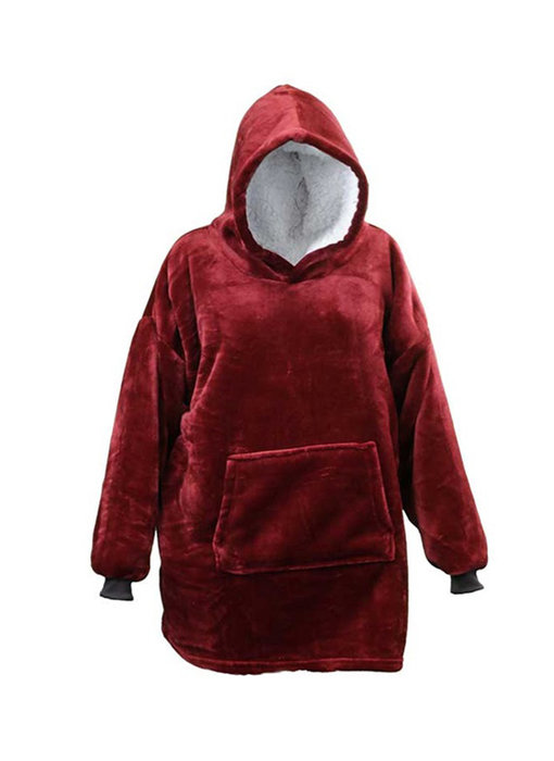 Unique Living Oversized Hoodie (Bloodstone)