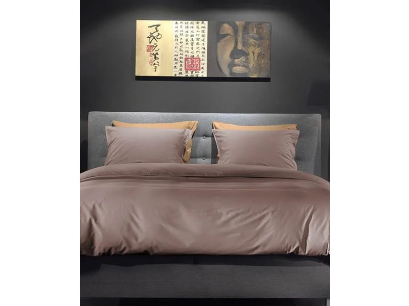 Yellow Yellow dekbedovertrek Percale (Canyon Rose)