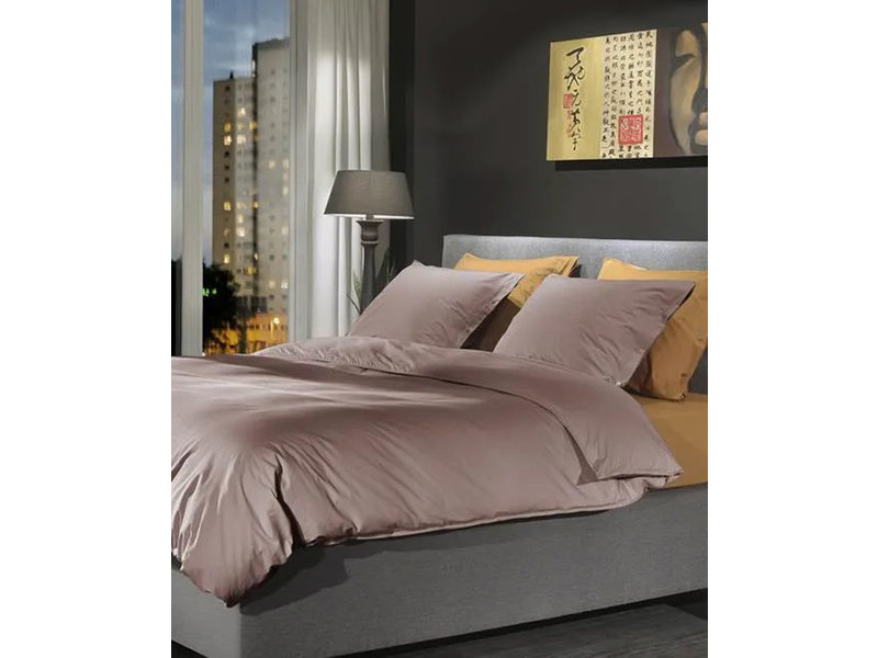 Yellow Yellow dekbedovertrek Percale (Canyon Rose)