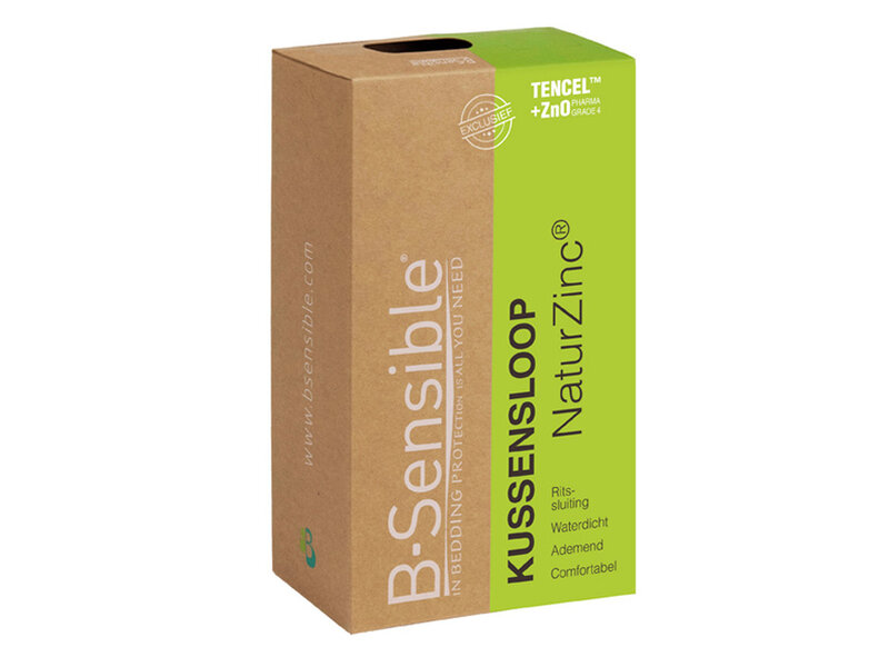 B-Sensible B-Sensible 2 in 1 waterdicht & ademend kussensloop + kussenbeschermer (Wit) - 60x70