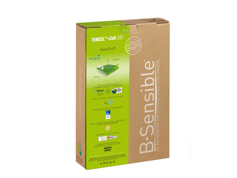 B-Sensible B-Sensible 2 in 1 Topper hoeslaken + matrasbeschermer (Wit)