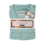 Heckettlane Heckettlane Badjas Wafel (Sea Green)