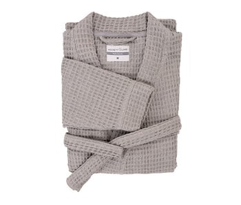 Heckettlane Badjas Wafel (Melange Grey)