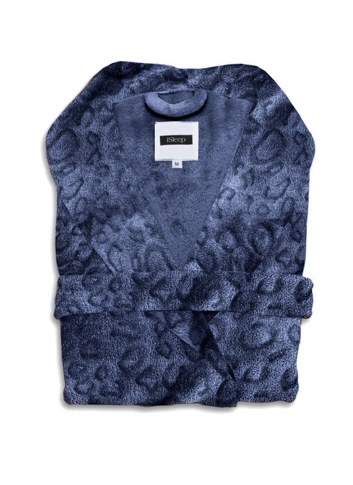 iSleep Badjas Leopardo (Indigo Blue)