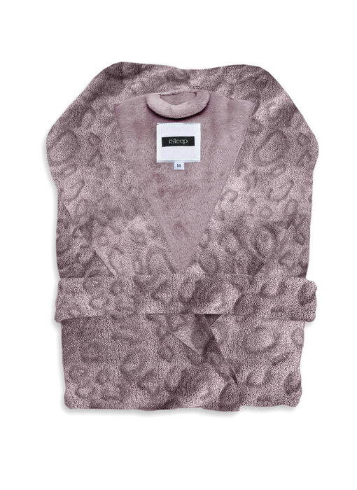 iSleep Badjas Leopardo (Pale Pink)