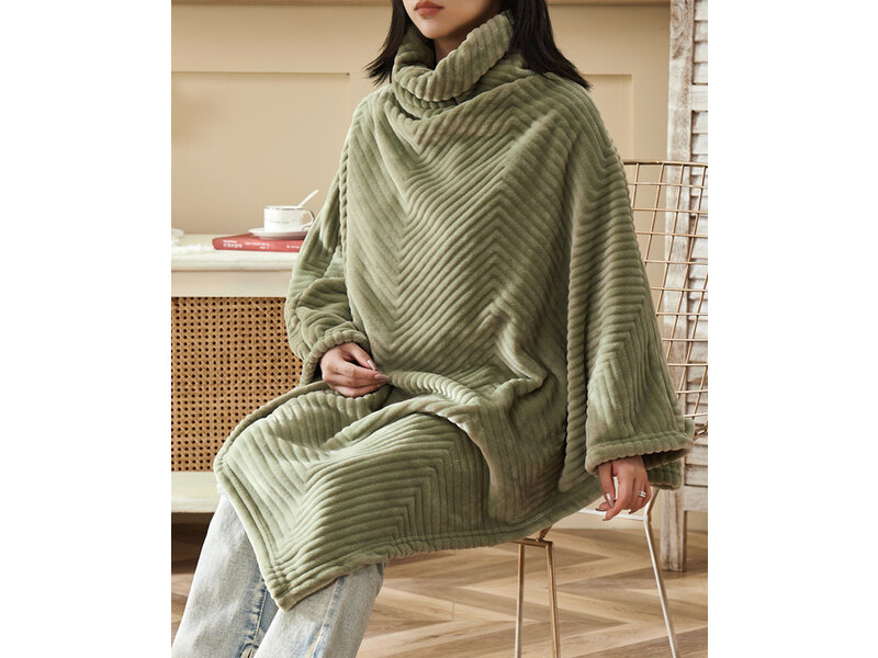 Poncho Boston (Olive)