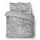 iSleep Crushed Velvet (Licht Grijs)