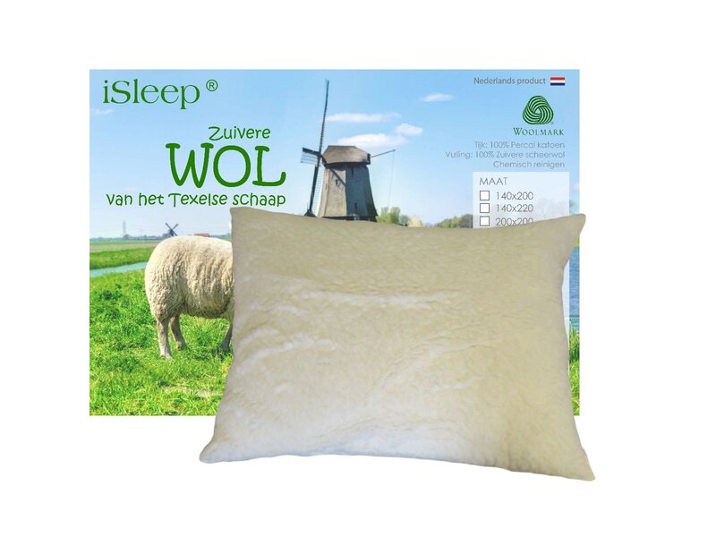 iSleep iSleep Kussen Wol Deluxe