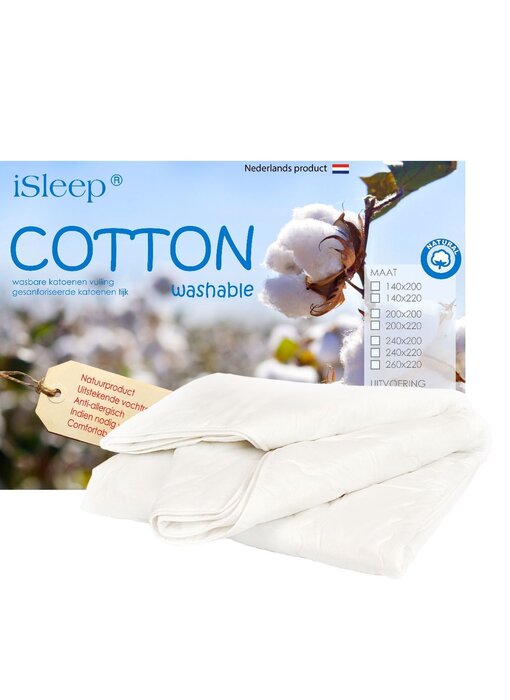 iSleep Kinderdekbed Katoen Zomer