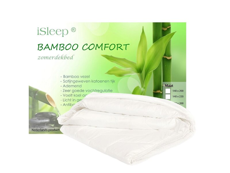 iSleep iSleep zomerdekbed Bamboo Comfort